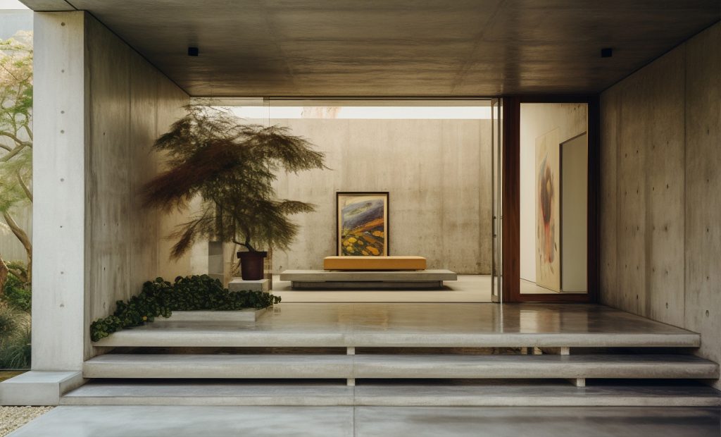 luxury concrete coating Spain